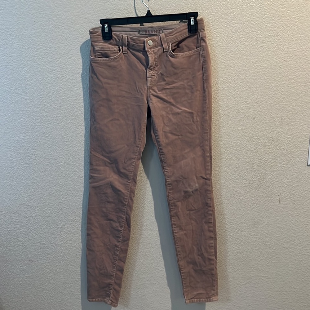 J BRAND lioness skinny fit stretch size 28 tan corduroy jeans